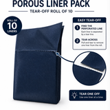 Porous Liners (Tear-off Roll of 10)